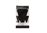 Vlajočková girlanda čierna s možnosťou popisu - 2,74 m