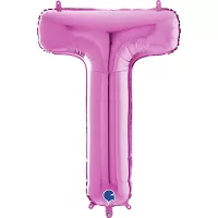 Písmeno ružové T (66cm,26")