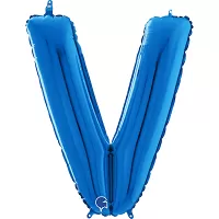 Písmeno modré V (66cm,26")