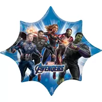 Fóliový balónik Avengers Endgame - hviezda 88 cm