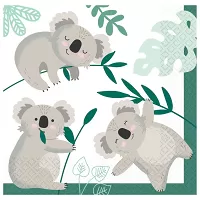 Papierové obrúsky - Koala 16 ks, 33 x 33 cm