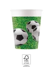 Tégliky papierové EKO - Futbal 200ml/8ks