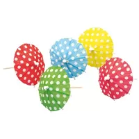 Papierové ozdobné dáždniky 10 ks