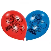 Latexové balonky Super Mario 6 ks