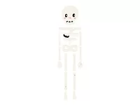 Papierová dekorácia kostlivec - 110 cm