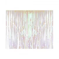 Party záves holografický ružový - 100 x 200 cm