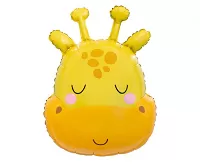 Fóliový balónik hlava - žirafa 53 x 40 cm