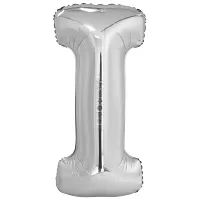 Fóliové písmeno I strieborné 114 cm