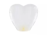 Lampión šťastia "biele srdce"