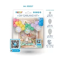 Súprava na balónikovú girlandu - Makrónky s bodkami