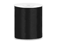 Saténová stuha čierna 10 cm x 25 m