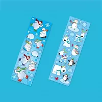 Vianočné samolepky Zimná krajina