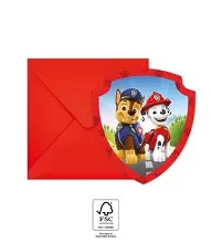 Pozvánky a obálky Tlapková patrola - Záchranári