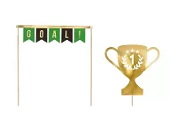 Tortová dekorácia Futbalová trofej