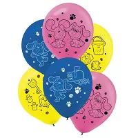 Latexové balóniky Stopy Blue - Modříkovy Hádanky 6 ks