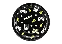 Papierové taniere Gamer 23cm - 6 ks