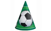 Party čiapočky Futbal 8 ks