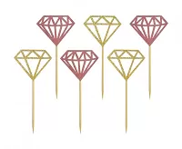 Napichovátka Diamanty trblietavé 6 ks