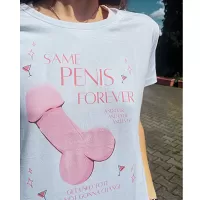 Dámské tričko pro rozlučku se svobodou - Same Penis Forever