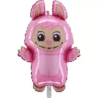 Foliový balonek Labubu růžový 80 cm