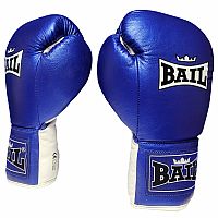 Boxerské rukavice BAIL PROFI METALIC 04, Koža