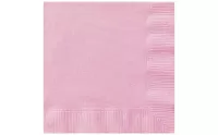 Papierové párty obrúsky svetlo ružové 20 ks