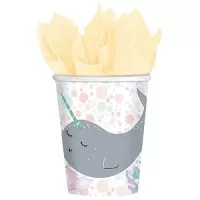 Papierové párty tégliky Narval 8 ks