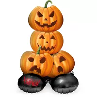 Stojící balónek dýně - Happy Halloween 74 cm