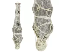 Visící kostlivec v pavučině 120 cm