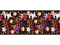 Papírový běhoun příšerky Happy Halloween 275 cm