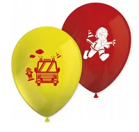 Latexové balóniky - Hasiči 8 ks