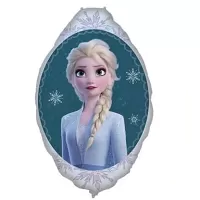 Foliový balonek zrcadlo Frozen - Elsa 90 cm