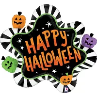Fóliový balónik tekvica Happy Halloween 79 cm