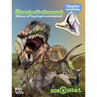 Aktivity se třpytivými samolepkami Dinosauři