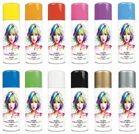 Farebný lak na vlasy zmývateľný 125 ml - žltý