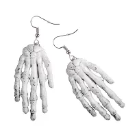 Halloweenské náušnice kostlivcové ruce