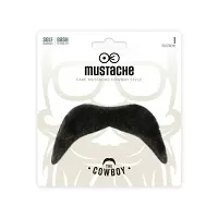 Nalepovací černý knír