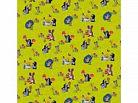 Balící papír Krteček zelený