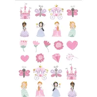 Dětské dočasné tetování Princeznovský den 25ks
