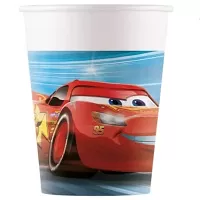 Papírové kelímky Cars 200 ml 8 ks