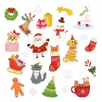Dočasné vánoční tetování Kreslené Vánoce 20 ks