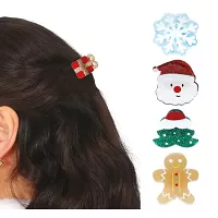 Sponky do vlasů s motivem Vánoc 5 ks