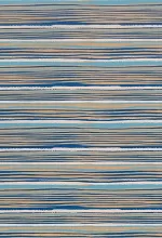 Balicí papír proužky modro-zlaté 2 x 0,70 m