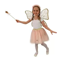 Dětský kostým zlato-růžová vílá