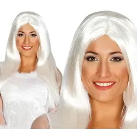 Paruka studená blond dlouhá rovná