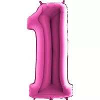 Fóliová číslica - ružová 1