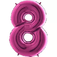 Fóliová číslica - ružová 8