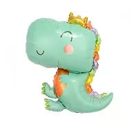 Fóliový balónik dinosaurus s korunkou 64 cm