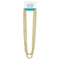 Náhrdelník - zlaté korále 4ks