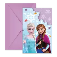 Pozvánky a obálky Ľadové kráľovstvo - Idyllic Wonder 6ks